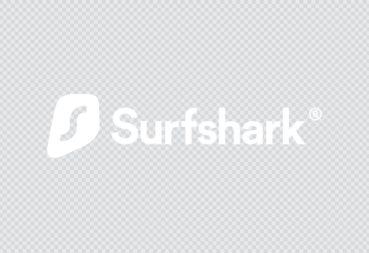Surfshark 徽標單色淺